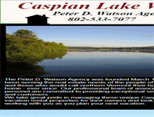 Tablet Screenshot of caspianlakerentals.com